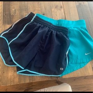 Nike & Layer 8 athletic shorts duo XS